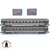 ♻️ 2 mano - Roco 2x vagones pasajero südostbahn clase 2 N escala 1:160 TEN04