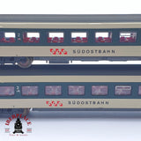 ♻️ 2 mano - Roco 2x vagones pasajero südostbahn clase 2 N escala 1:160 TEN04