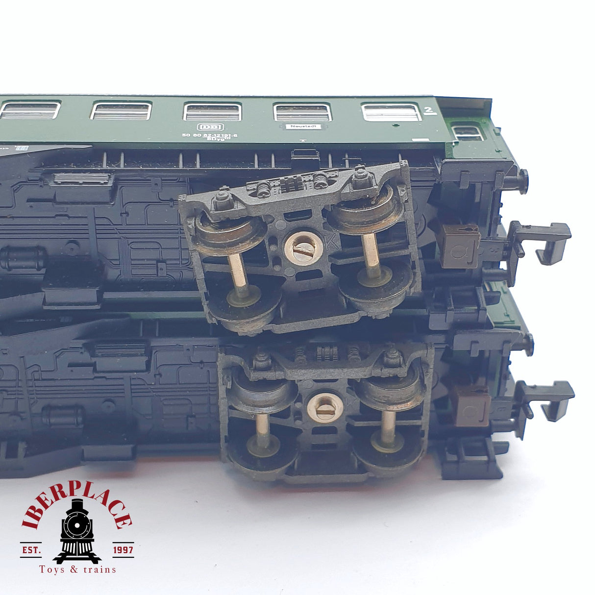 ♻️ 2 mano - Fleischmann 2x vagones pasajeros DB clase 2 N escala 1:160 TEN04