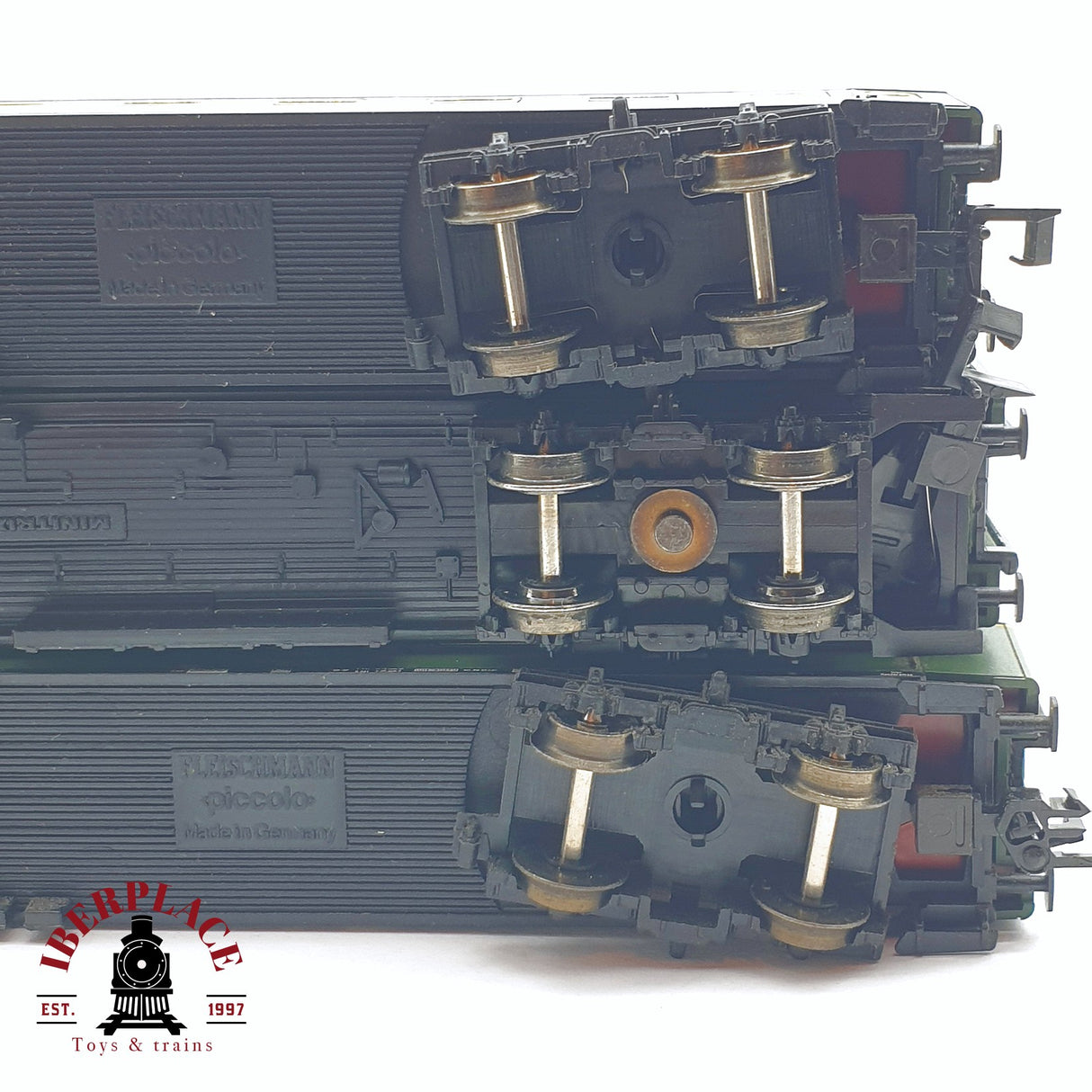 ♻️ 2 mano - Fleischmann 3x vagones pasajeros DB clase 1-2 N escala 1:160 TEN04