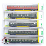 ♻️ 2 mano - Minitrix 5x 15769 vagones pasajero DB N escala 1:160 TEN04