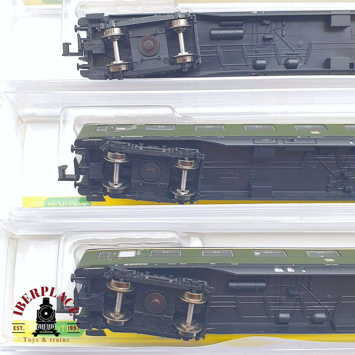 ♻️ 2 mano - Minitrix 5x 15769 vagones pasajero DB N escala 1:160 TEN04