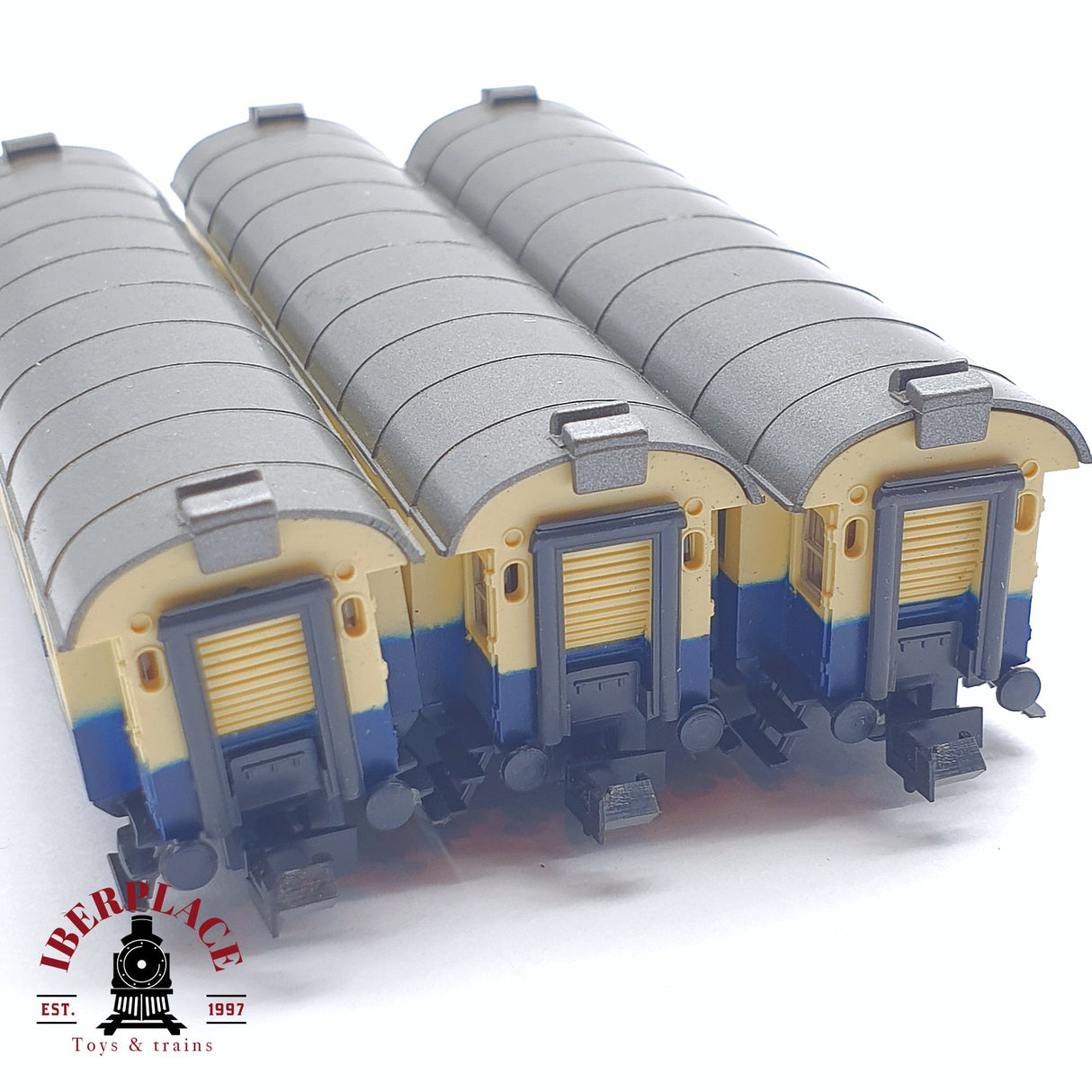 ♻️ 2 mano - Roco 3x vagones pasajero DB N escala 1:160 TEN04