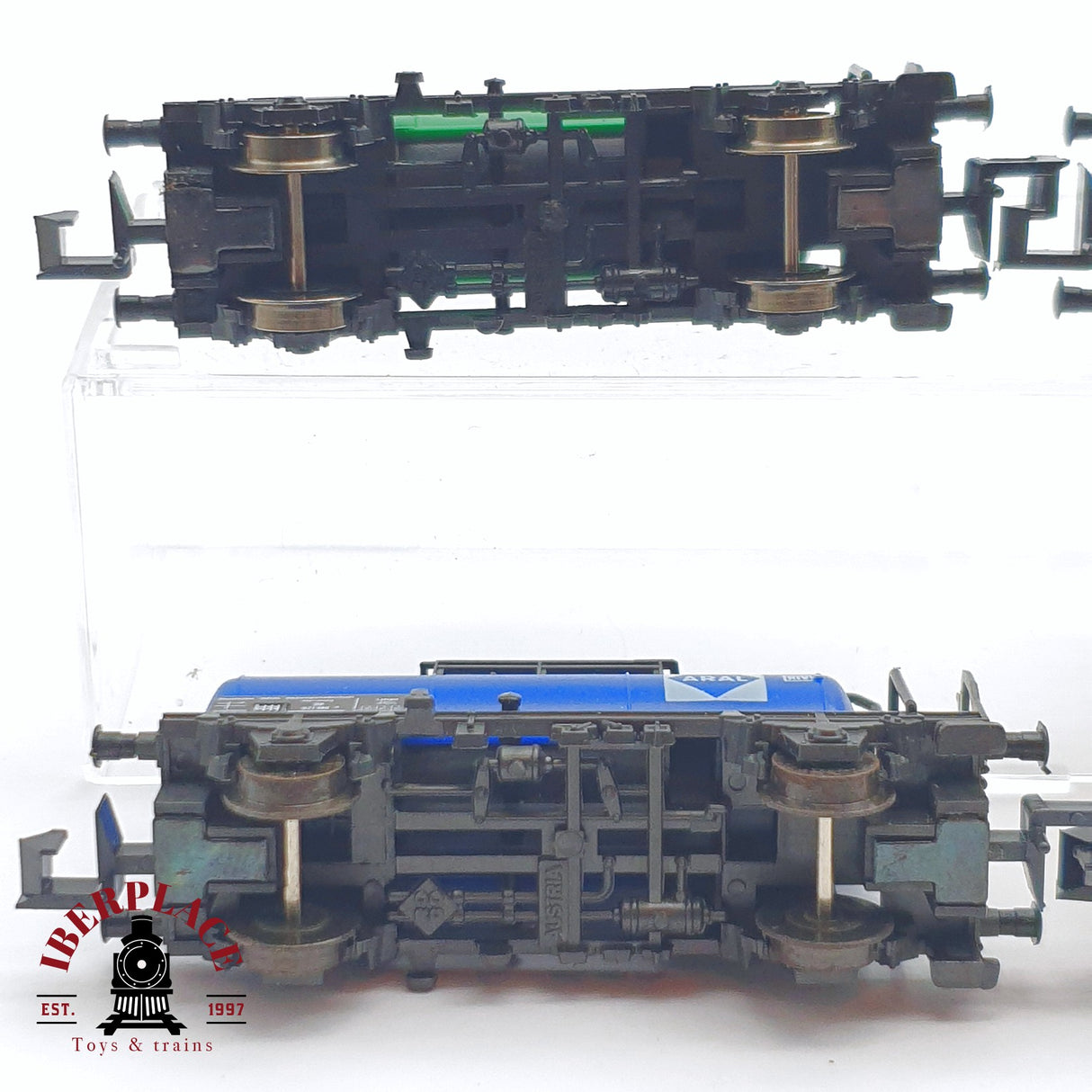 ♻️ 2 mano - Roco 4x vagones cisterna Aral shell OMW BP N escala 1:160 TEN04