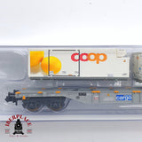 ♻️ 2 mano - Minitrix 15492 vagón mercancía cargo SBB N escala 1:160 TEN04