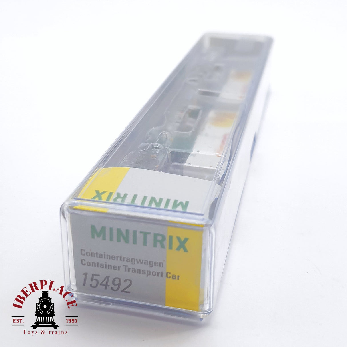 ♻️ 2 mano - Minitrix 15492 vagón mercancía cargo SBB N escala 1:160 TEN04