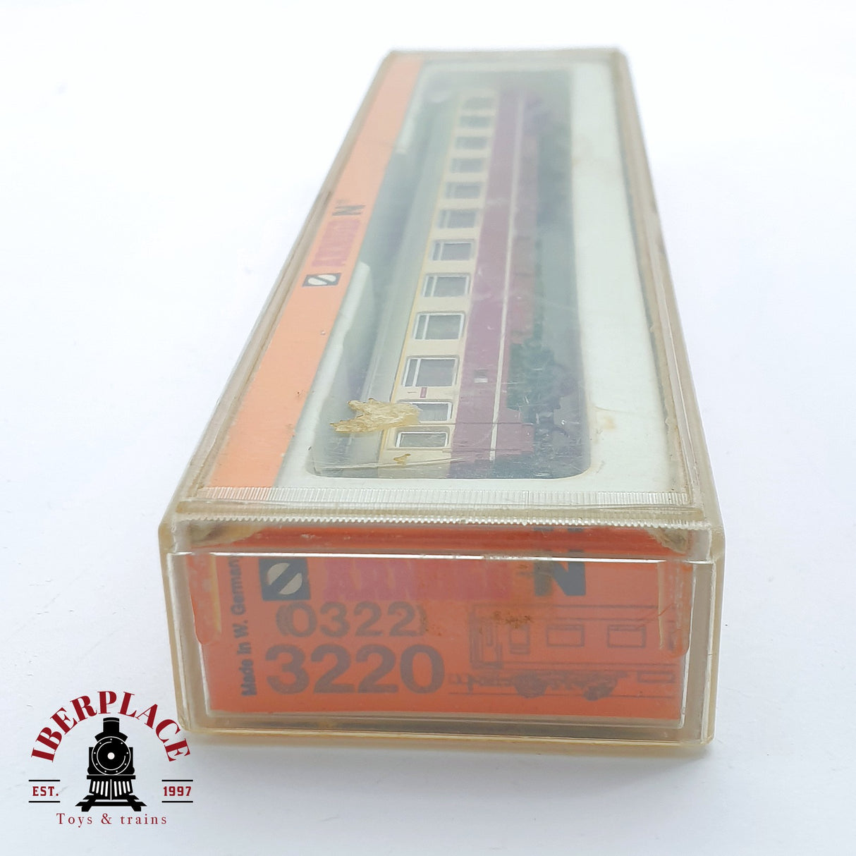 ♻️ 2 mano - Arnold 3220 vagón pasajeros DB clase 1 N escala 1:160 TEN04