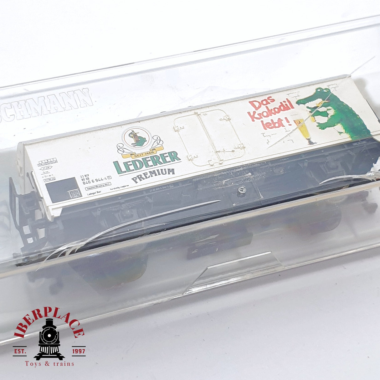 ♻️ 2 mano - Fleischmann vagon cervecero Lederer Premium DB N escala 1:160 TEN04 2/2