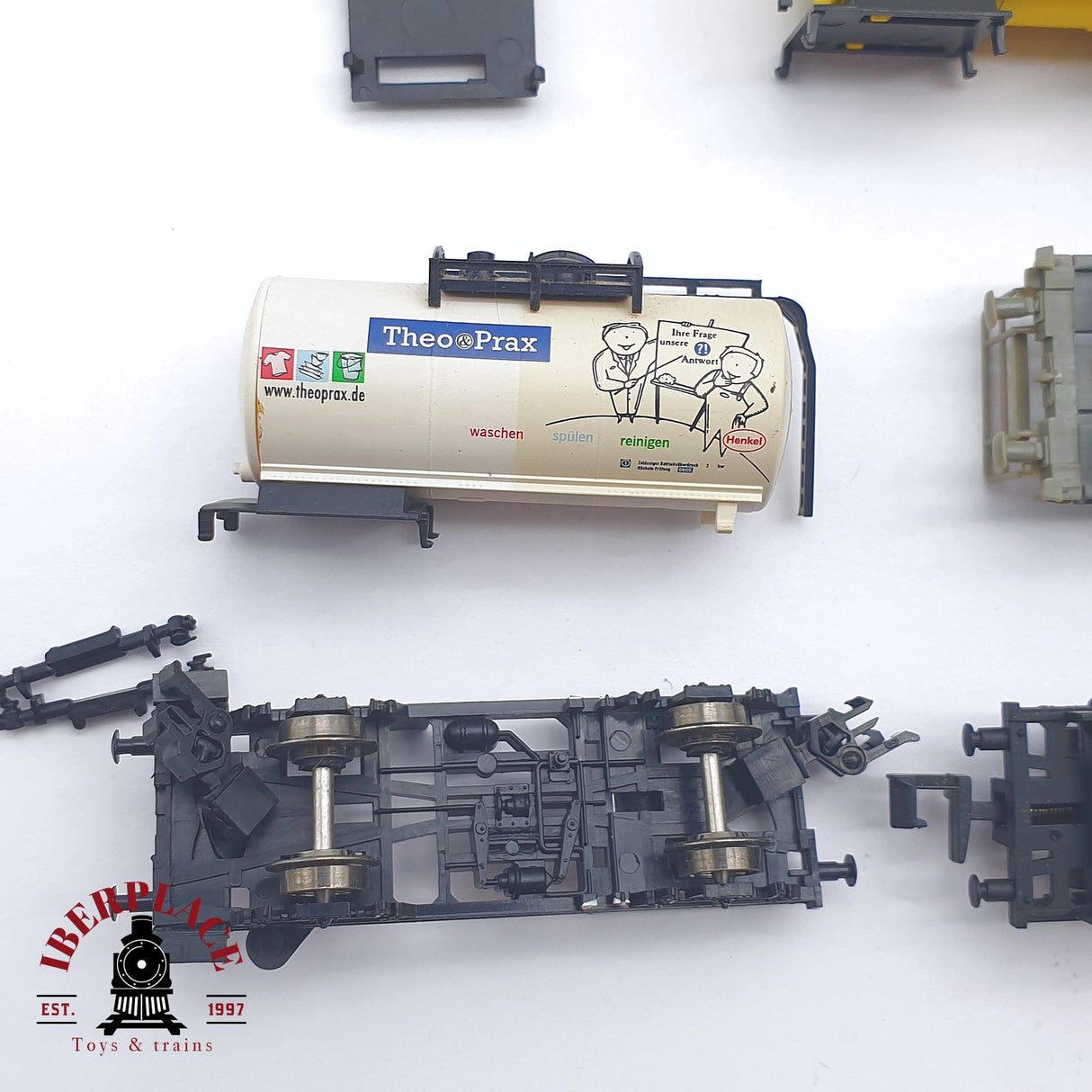 ♻️ 2 mano - Fleischmann Roco piezas de vagones para repuestos N escala 1:160 TEN04