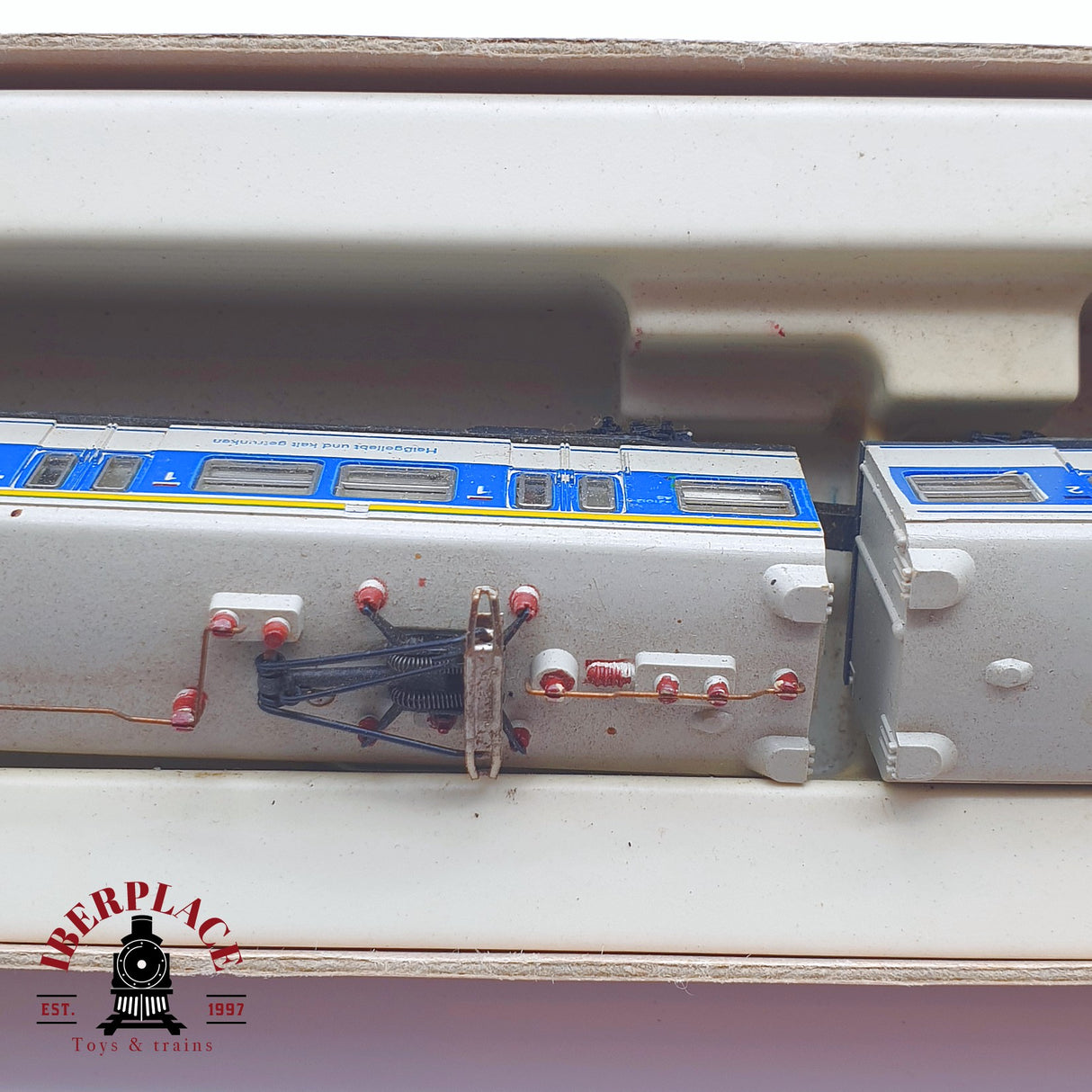 ♻️ 2 mano - Arnold 2940 Locomotora BR 420 con publicidad N escala 1:160 TEN04