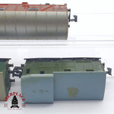♻️ 2 mano - 3x Minitrix vagones mercancias cerrados DB N escala 1:160 TEN04