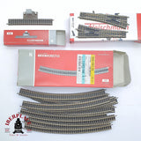 ♻️ 2 mano - Fleischmann lote vías curvas desvíos N escala 1:160 TEN04