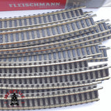 ♻️ 2 mano - Fleischmann lote vías curvas desvíos N escala 1:160 TEN04