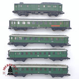 ♻️ 2 mano - 5x Roco Arnold vagones pasajeros y equipaje  DB clase 1-2 N escala 1:160 TEN04