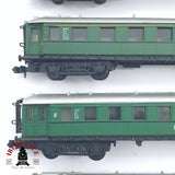 ♻️ 2 mano - 5x Roco Arnold vagones pasajeros y equipaje  DB clase 1-2 N escala 1:160 TEN04