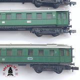 ♻️ 2 mano - 5x Roco Arnold vagones pasajeros y equipaje  DB clase 1-2 N escala 1:160 TEN04