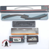 ♻️ 2 mano - Märklin 8530 8500 8587 22x vías rectas curvas Z escala 1:220 TEN04