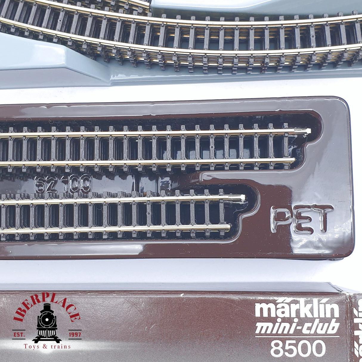 ♻️ 2 mano - Märklin 8530 8500 8587 22x vías rectas curvas Z escala 1:220 TEN04