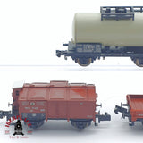 ♻️ 2 mano - 3x Arnold Minitrix vagones mercancias DB N escala 1:160 TEN04