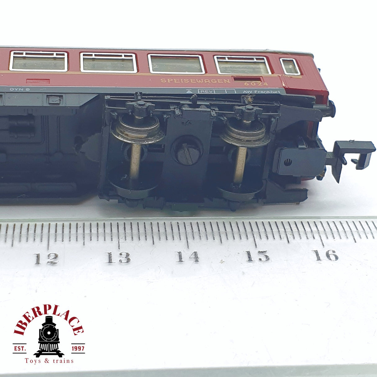 ♻️ 2 mano - Arnold Rápido vagón restaurante 6024 DSG N escala 1:160 TEN04