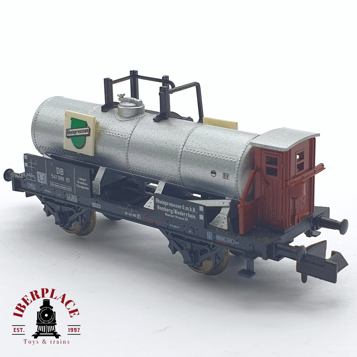 ♻️ 2 mano - vagon cisterna DB 541 399 Rheinpreussen N escala 1:160 TEN04