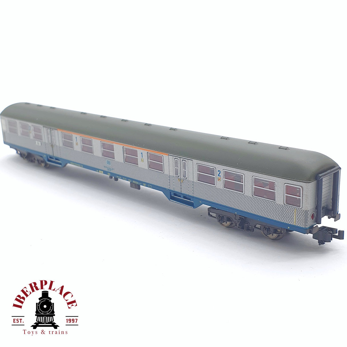 ♻️ 2 mano - Minitrix vagón pasajeros DB clase 1-2 N escala 1:160 TEN04