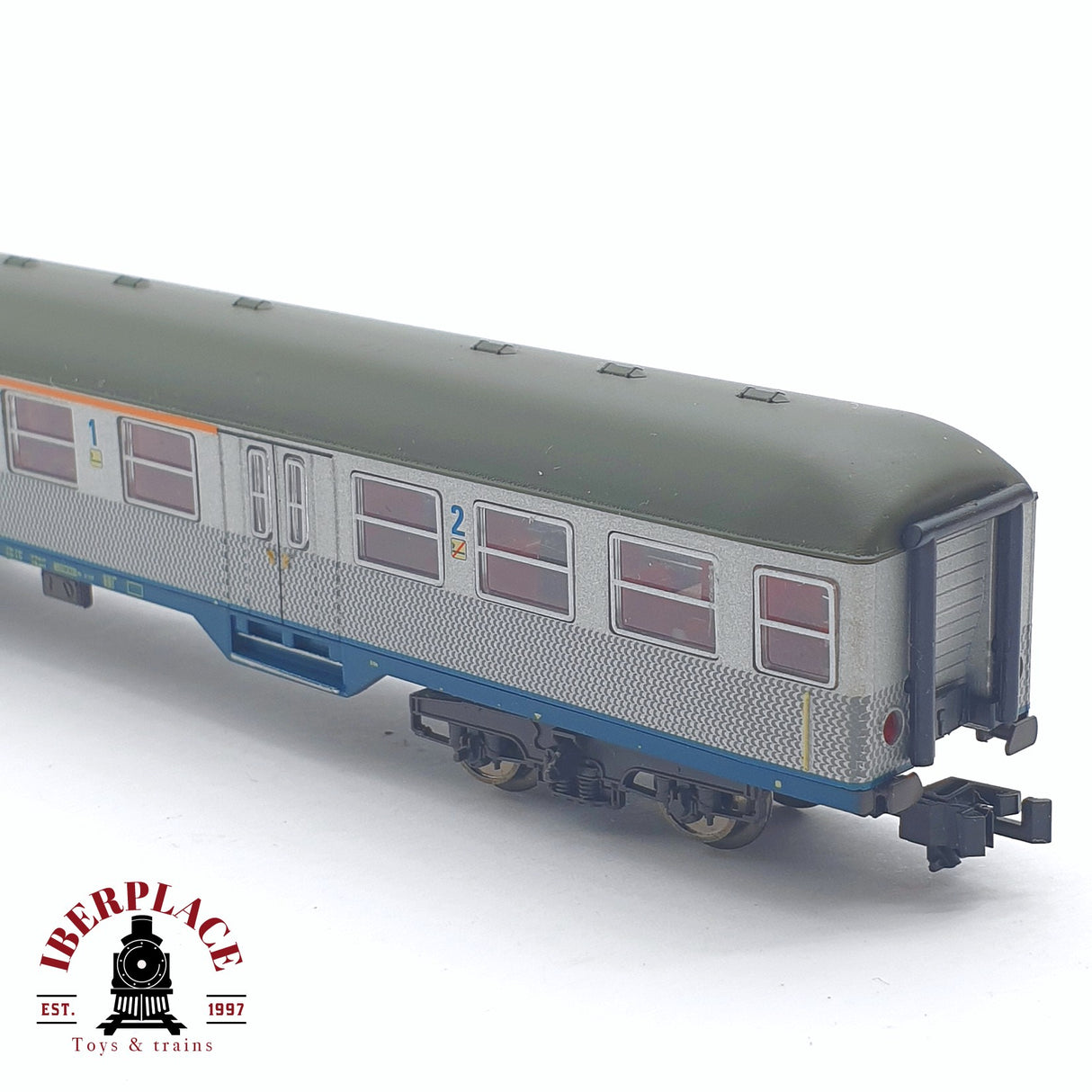 ♻️ 2 mano - Minitrix vagón pasajeros DB clase 1-2 N escala 1:160 TEN04