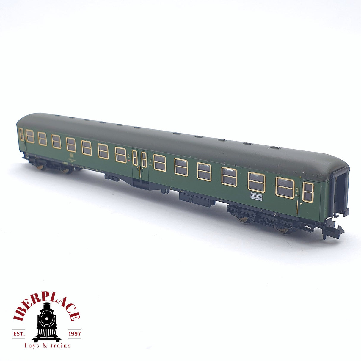 ♻️ 2 mano - Fleischmann vagón pasajeros DB clase 2 N escala 1:160 TEN04