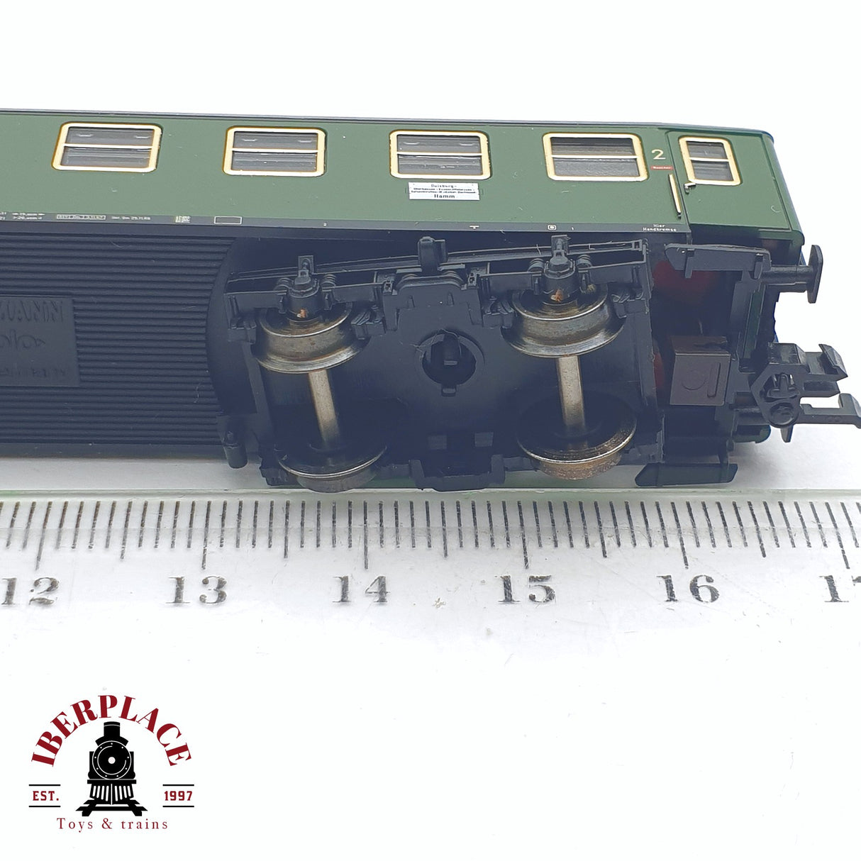 ♻️ 2 mano - Fleischmann vagón pasajeros DB clase 2 N escala 1:160 TEN04