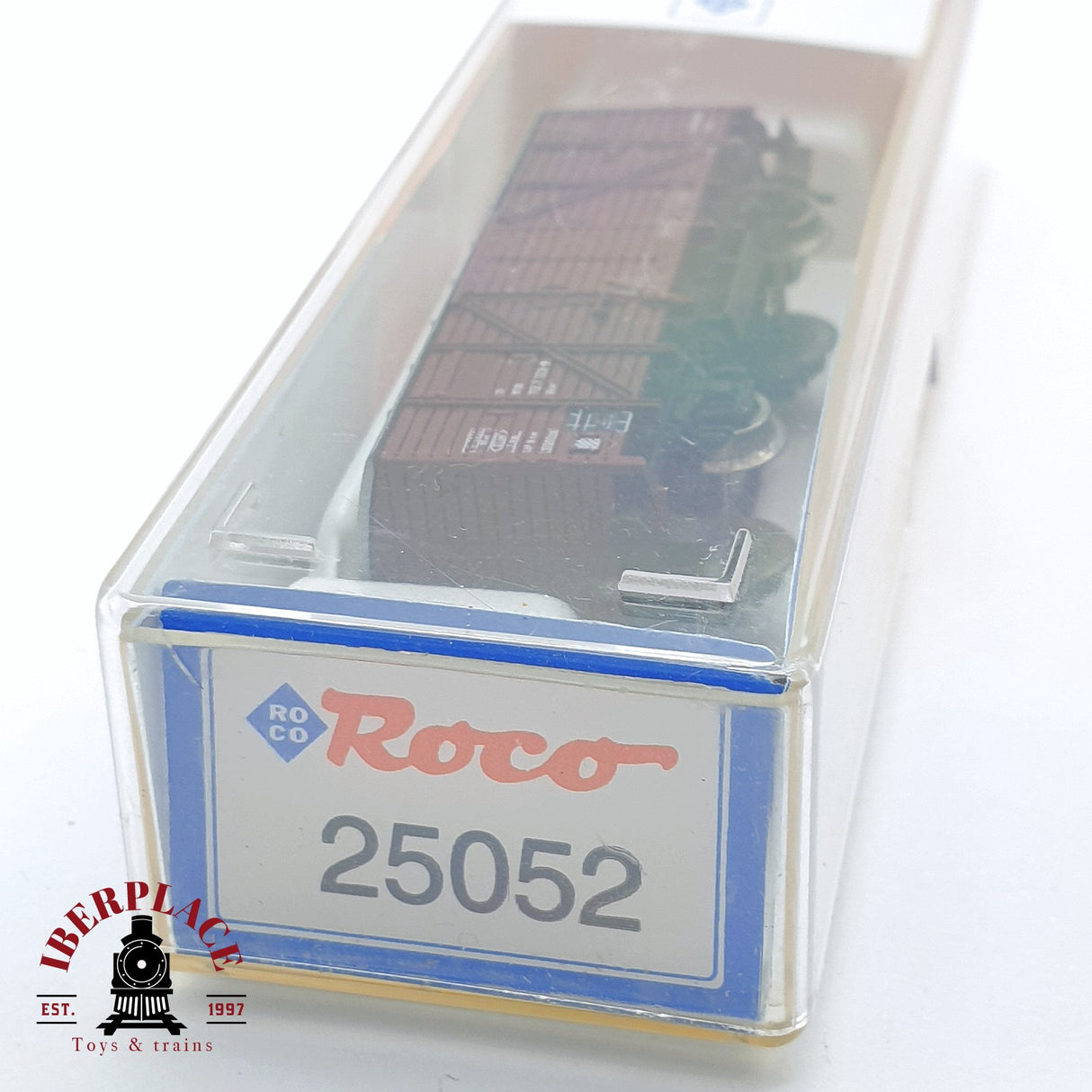 ♻️ 2 mano - Roco 25052 vagón cerrado DB N escala 1:160 TEN04