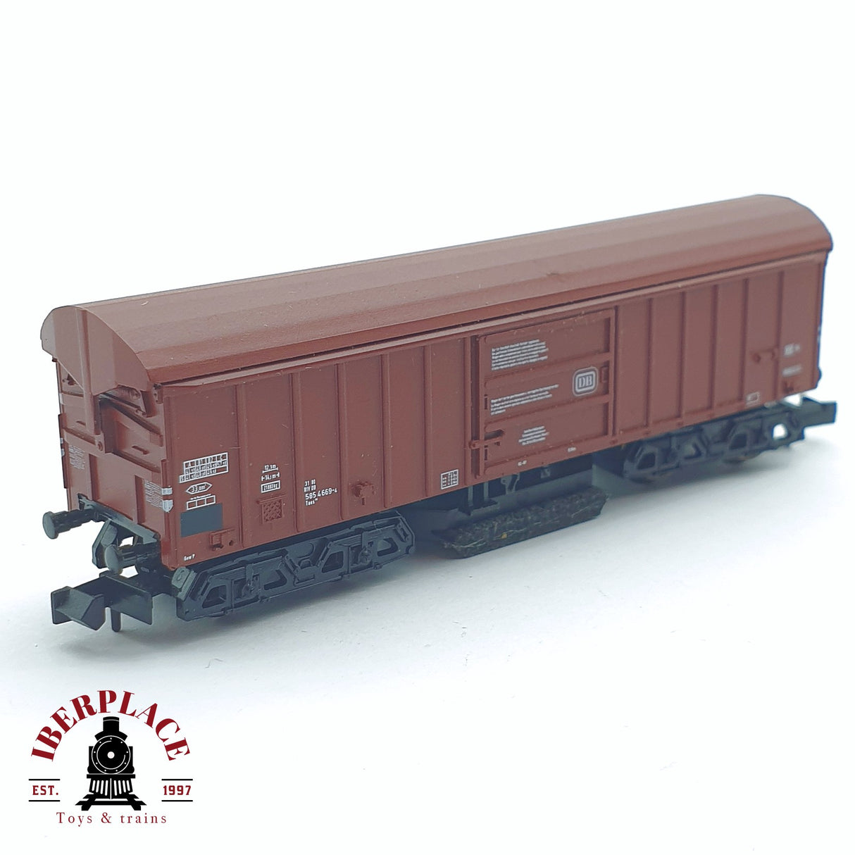 ♻️ 2 mano - Minitrix vagón limpia vías DB N escala 1:160 TEN04