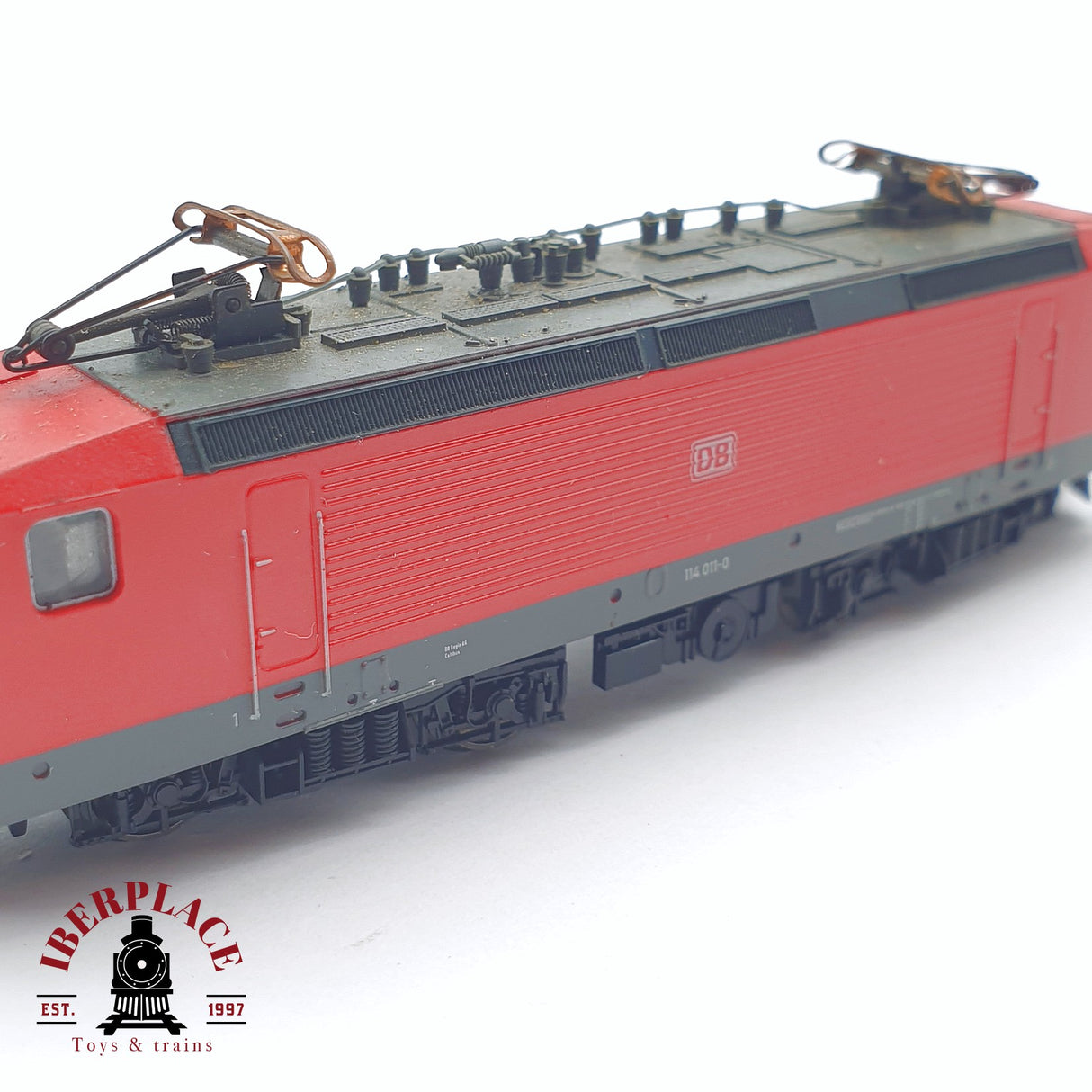 ♻️ 2 mano - Minitrix Locomotora BR 114 DB Roja N escala 1:160 TEN04