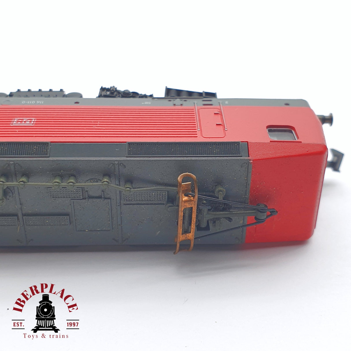 ♻️ 2 mano - Minitrix Locomotora BR 114 DB Roja N escala 1:160 TEN04
