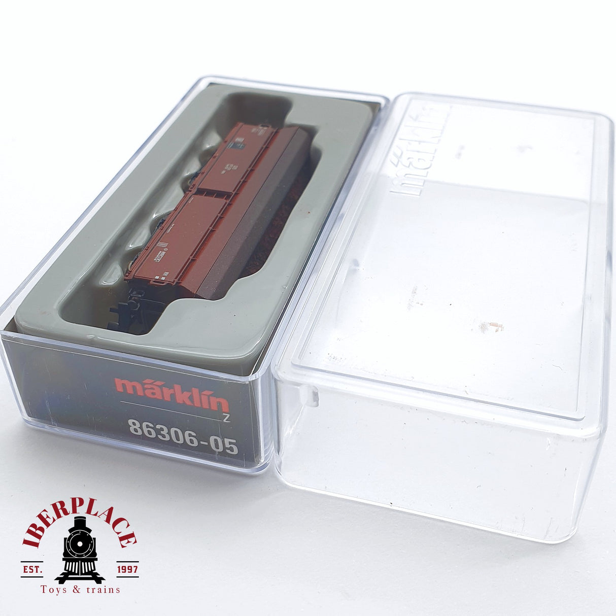 ♻️ 2 mano - Märklin 86306-05 vagón Langer Heinrich DB Z escala 1:220 TEN04