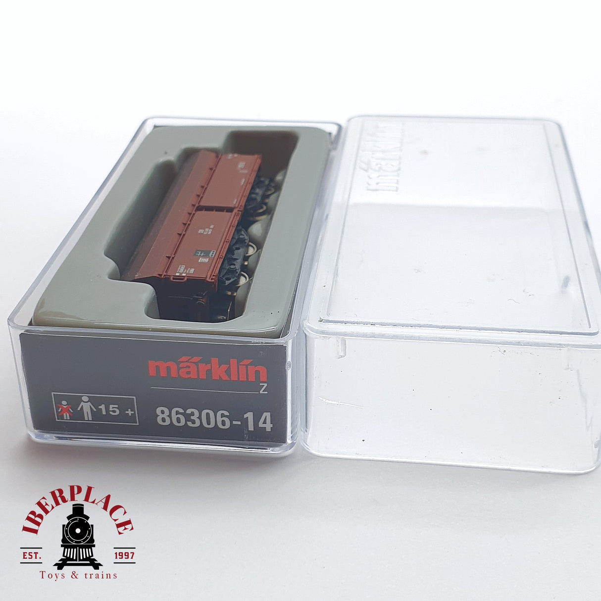 ♻️ 2 mano - Märklin 86306-14 vagón Langer Heinrich DB Z escala 1:220 TEN04