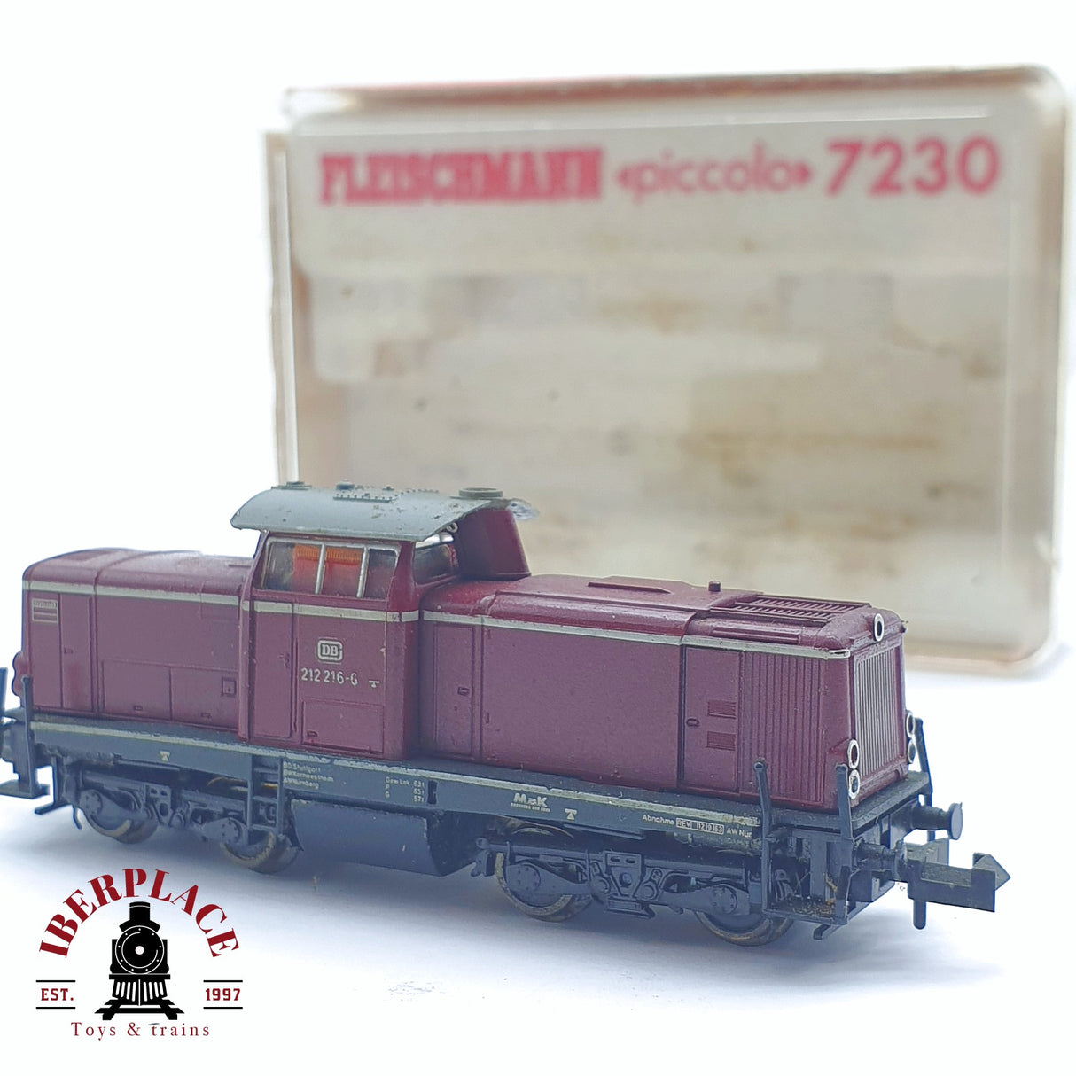 ♻️ 2 mano - Fleischmann 7230 Locomotora BR 212 DB N escala 1:160 TEN04