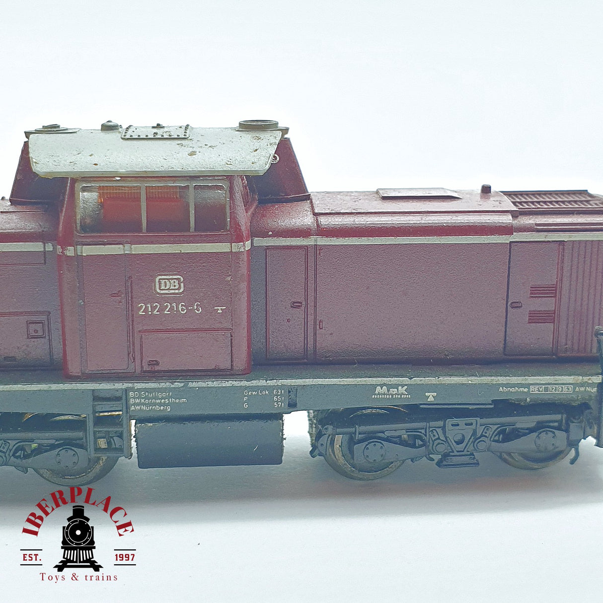 ♻️ 2 mano - Fleischmann 7230 Locomotora BR 212 DB N escala 1:160 TEN04