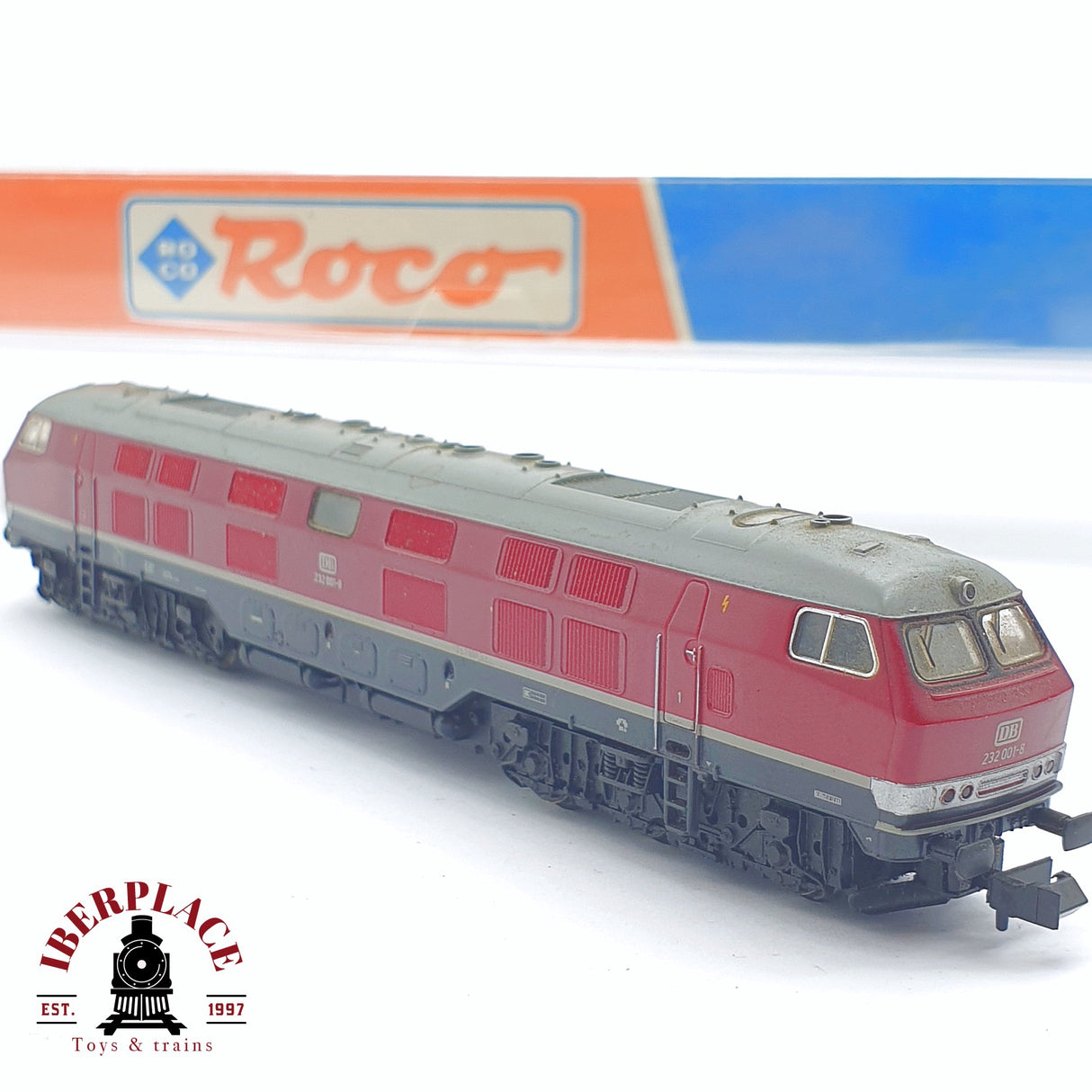 ♻️ 2 mano - Roco 23268 Locomotora BR 232 DB N escala 1:160 TEN04