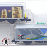 ♻️ 2 mano - Minitrix 15610 set mercancias Hbils SBB N escala 1:160 TEN04