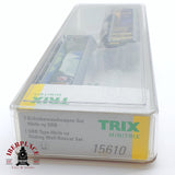 ♻️ 2 mano - Minitrix 15610 set mercancias Hbils SBB N escala 1:160 TEN04