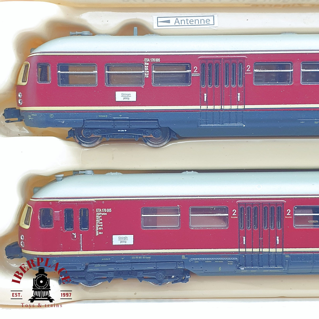 ♻️ 2 mano - Hobby Train H2690 Vagón motor y vagón piloto DB N escala 1:160 TEN04