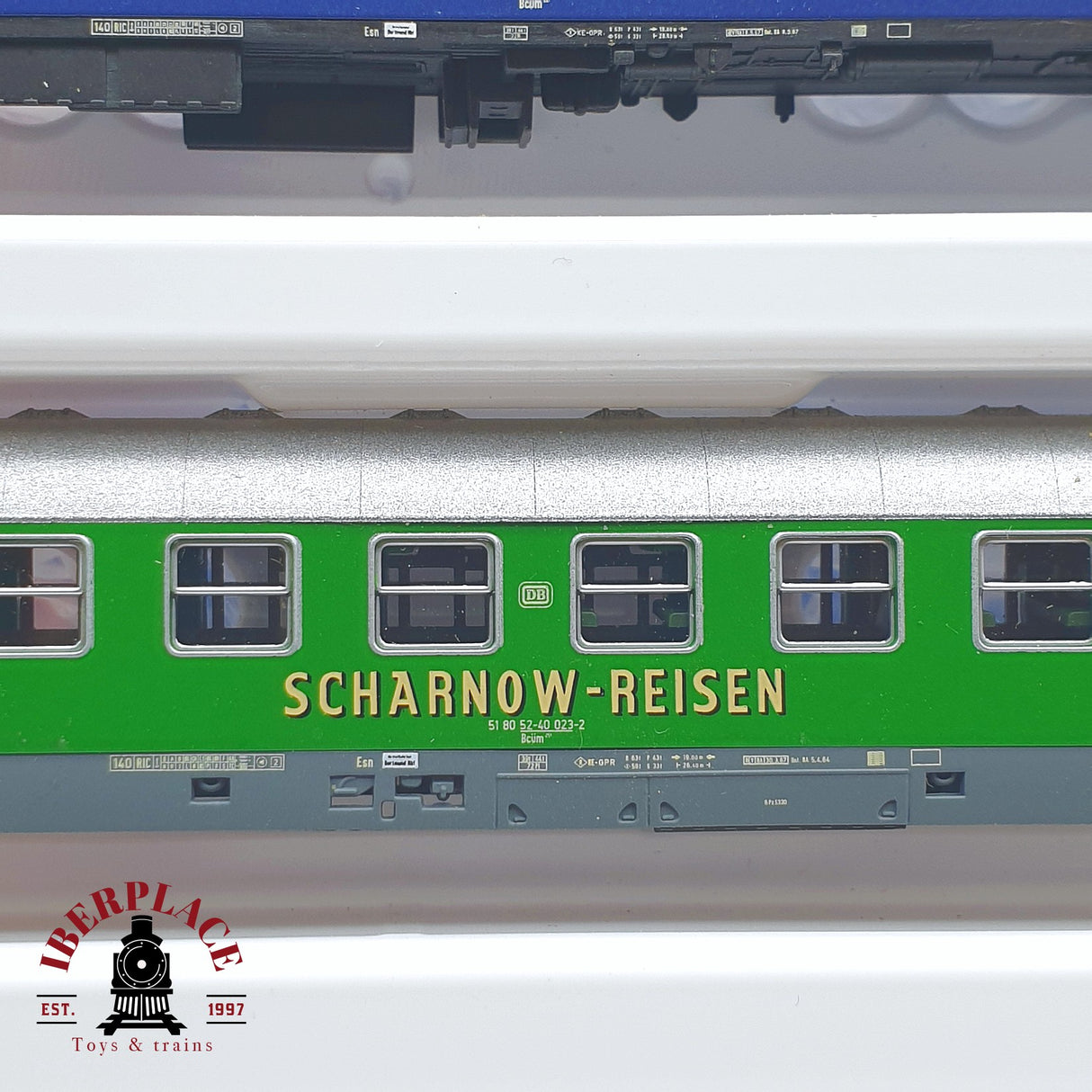 ♻️ 2 mano - Roco 2x 24012 24013 set pasajeros Scharnow Reisen DB N escala 1:160 TEN04