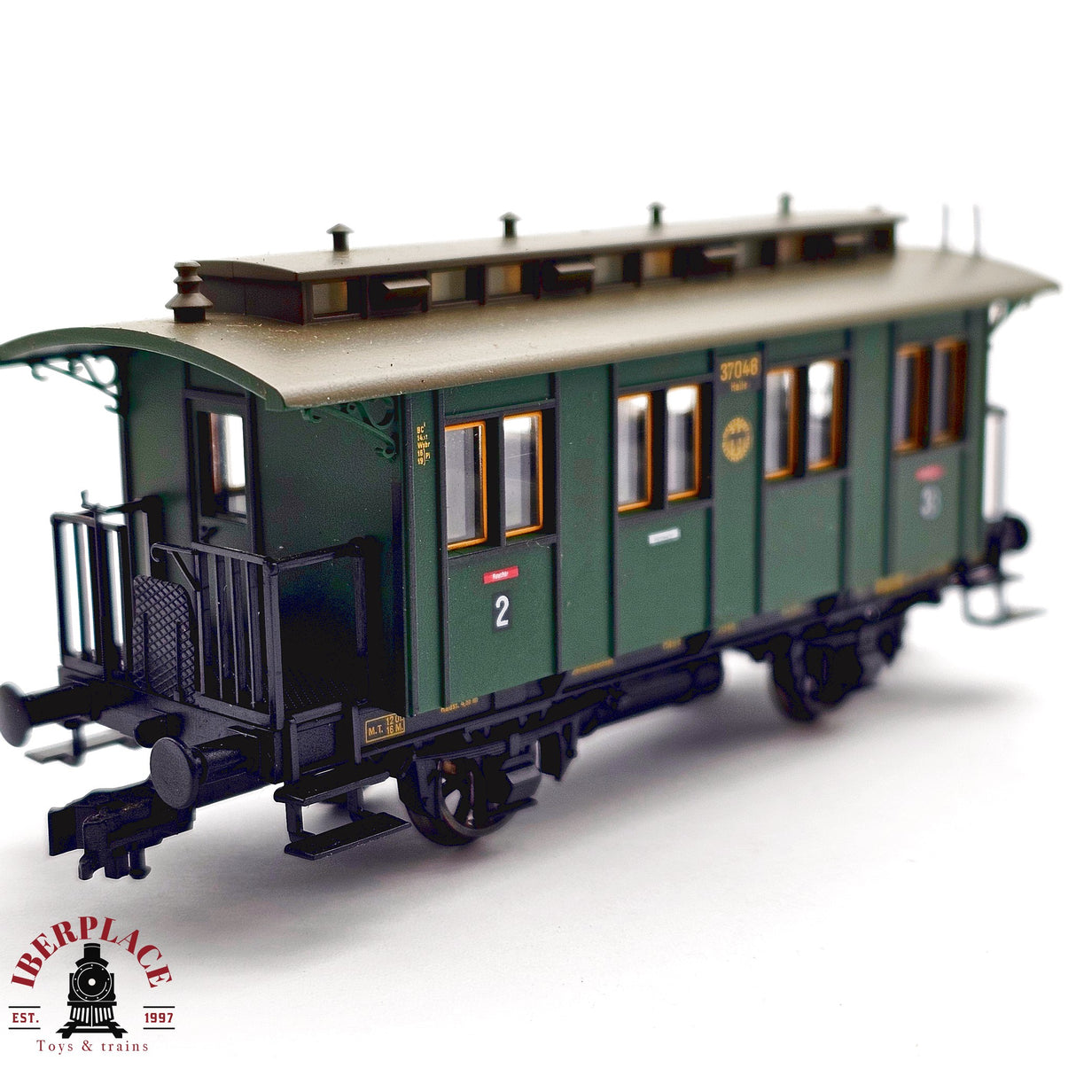 ♻️ 2da mano - DC Fleischmann 5059 vagón pasajeros DB clase 2 H0 escala 1:87 E13