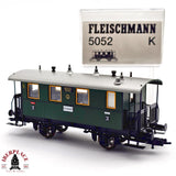 ♻️ 2da mano - DC Fleischmann 5052K vagón pasajeros DR 049 clase 2-3 H0 escala 1:87 E13