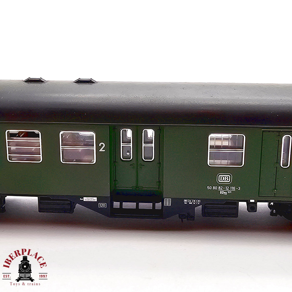 ♻️ 2da mano - DC Roco 4254S vagón pasajeros DB Clase 2 H0 escala 1:87 E13