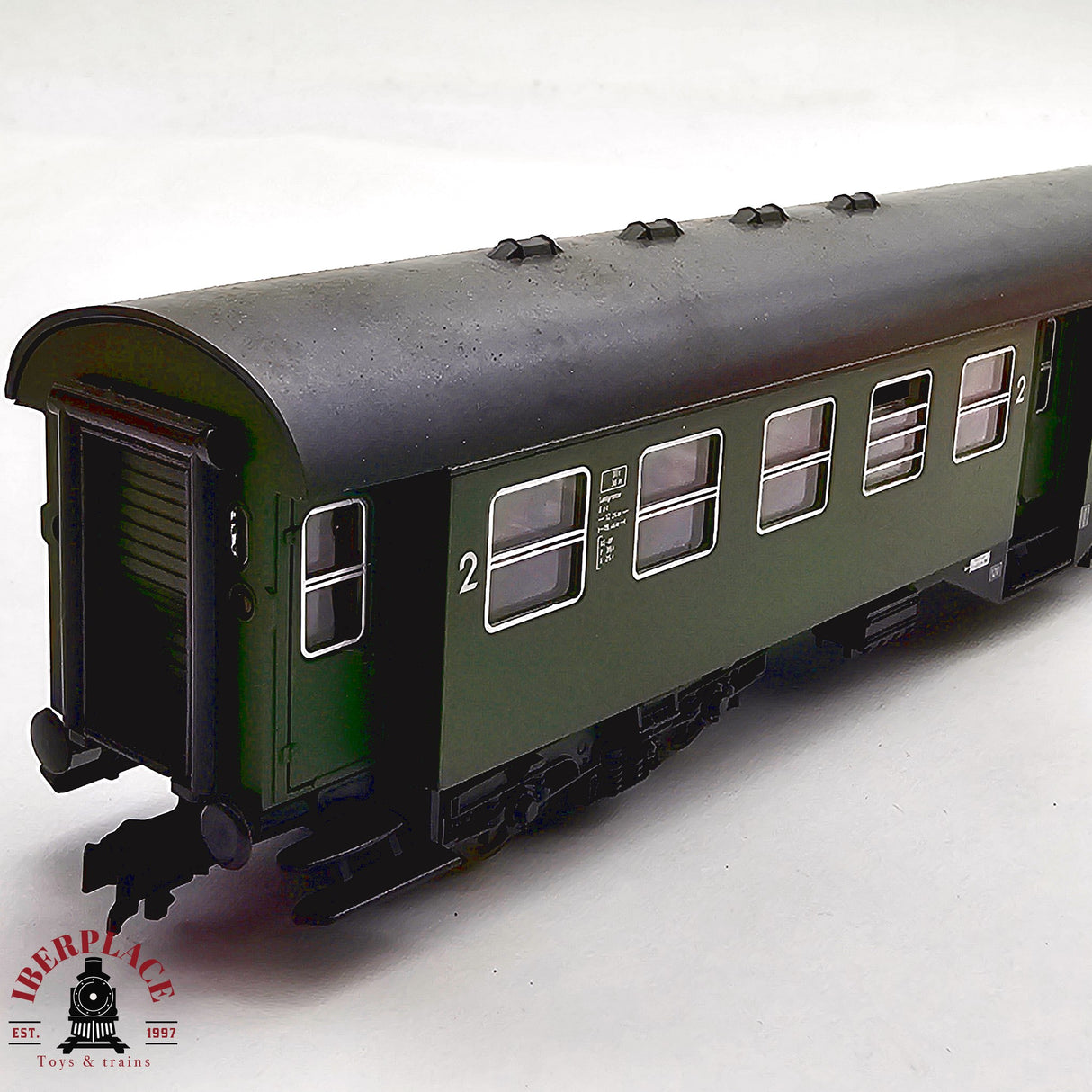 ♻️ 2da mano - DC Roco 4254S vagón pasajeros DB Clase 2 H0 escala 1:87 E13