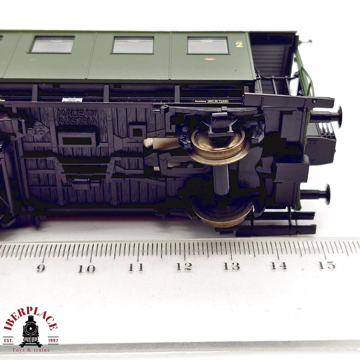 ♻️ 2da mano - DC Roco 44858 vagón pasajeros DB Clase 2 H0 escala 1:87 E13