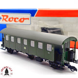 ♻️ 2da mano - DC Roco 44858 vagón pasajeros DB Clase 2 H0 escala 1:87 E13 2/4