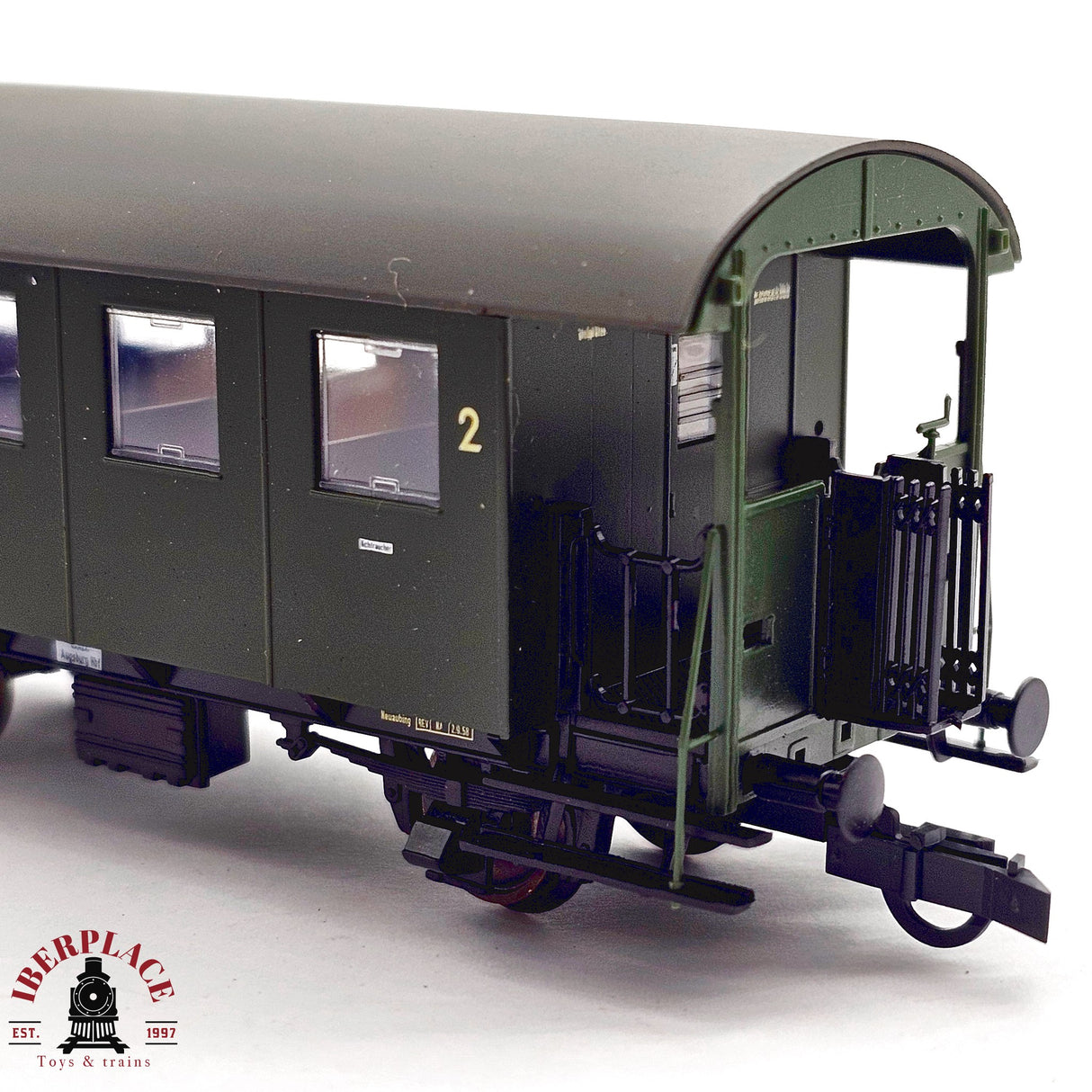 ♻️ 2da mano - DC Roco 44858 vagón pasajeros DB Clase 2 H0 escala 1:87 E13 2/4