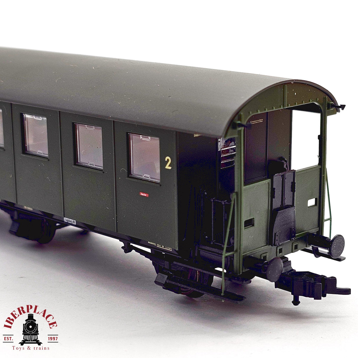 ♻️ 2da mano - DC Roco 44858 vagón pasajeros DB Clase 2 H0 escala 1:87 E13 3/4